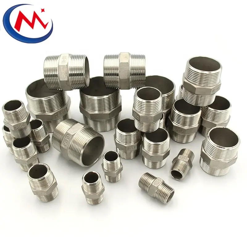 high pressure 1/4 inch malleable iron stainless steel 304 316L 201 plumbing material male female bsp NPT threaded pipe fittings
