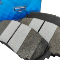 Plaquettes de frein semi-métalliques en céramique à faible teneur en métal pour Porsche 911 Cayman Boxster 2005-2016 Mercedes-Benz Classe E AUDI Baic X55