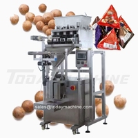 Machine d'ensachage verticale à 4 têtes, avec élévateur linéaire