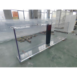 Akuarium akrilik transparan besar tidak beraturan persegi kualitas tinggi tangki ikan rumah - Product Image 3