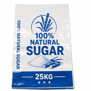 Sac en PP tissé naturel BOPP sur mesure pour sucre, sac d'emballage <span class=keywords><strong>de</strong></span> 25 kg avec impression couleur intégrale pour sucre <span class=keywords><strong>de</strong></span> canne raffiné - Product Image 3