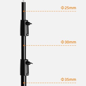 Trípode Soulmate Z280 Air Light Stand de 2.8m, Fibra de Carbono, Capacidad de Carga de 8kg, Amortiguación de Gas, para Estudio y Uso en Exteriores - Product Image 5