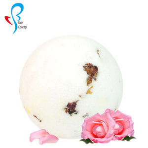 Bombe de bain organique OEM 100%, vente en gros, tout naturel, parfum de fleur unique, abri de bain, pour la peau, stock - Product Image 3