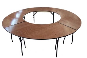 Mesa Serpentina Plegable en Forma de S al por Mayor para Hoteles, Comedores, Eventos al Aire Libre y Escuelas, <span class=keywords><strong>Muebles</strong></span> de Madera para Hoteles - Product Image 2