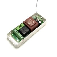 Controlador PCB Tubular 110/220V, Receptor RF de 2 Canales, Placa PCB 433mhz
