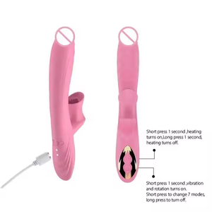 Conejo chupando 7 patrones vibración <span class=keywords><strong>clito</strong></span> estimulación VIBRADOR ELÉCTRICO vagina masajeador masturbación femenina - Product Image 3