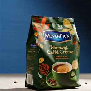 Emballage personnalisé Mopp, sac à café <span class=keywords><strong>Movenpick</strong></span> à huit soudures latérales, impression numérique, sachets en plastique refermables pour café de qualité supérieure - Product Image 4