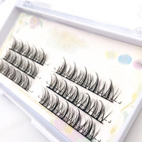 Faux-cils sectionnels de haute qualité, triple rangée de poils de fée et de démon