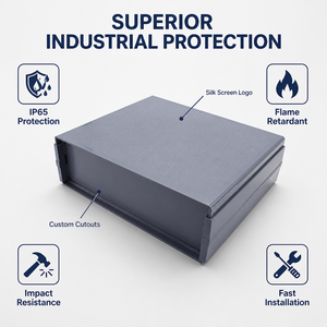 Boîtier de sortie personnalisé en plastique pour électronique, boîtier ABS pour instrument électronique, boîtier de projet électronique, boîtier en plastique pour carte électronique - Product Image 6