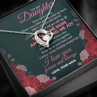 Pendentif Cœur en Argent Sterling 925 de Meilleure Vente avec Grand Zircon AAA Blanc Bleu, Collier Bijoux de la Saint-Valentin pour Femmes