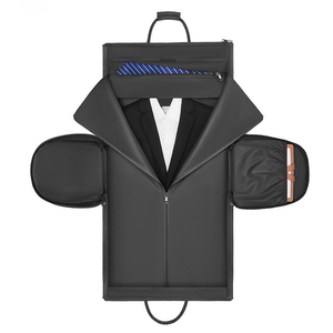 Sac de costume en PU grande capacité, nouveau sac de voyage pliable, sac à roulettes d'affaires, valise à roulettes, sac à main - Product Image 5