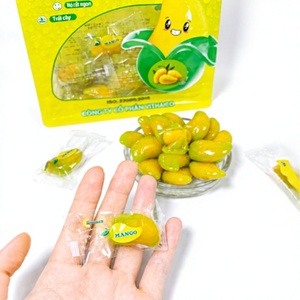 OEM ODM Peelable Mango Gummy Candy Rich Mango Flavor Soft Chewy <b>Bagged</b> Wholesale Competitive Price Looking for Distributors - Product Image 1