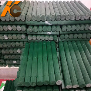 工場花柄ロッドグリーン人工クリスマスワイヤー花屋アート茎バインディングワイヤー40 cm - Product Image 3