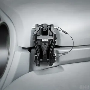 OMU Genesis kit kunci Tangkap kap aluminium seri untuk Jeep Wrangler JK JL JT kunci kap mesin