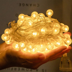 <span class=keywords><strong>Boule</strong></span> de cristal <span class=keywords><strong>solaire</strong></span> blanc chaud 5M/7M/12M/ LED Guirlandes de guirlandes lumineuses pour la décoration extérieure de fête de Noël. - Product Image 5