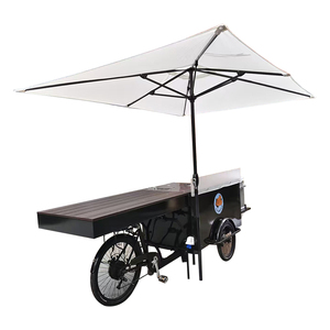 Carrito de Comida para Bicicleta, Venta de Helados y Hot Dogs Móvil - Product Image 1