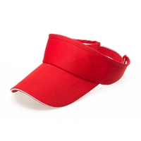 Verano deportes poliéster algodón sol sombrero color sólido correr ciclismo béisbol sombreros logotipo personalizado visera a prueba de sol sombreros