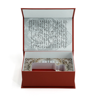 Scatola Regalo Magnetica di Lusso a Forma di Libro, Confezione Rigida in Carta Personalizzata con Logo per Profumi e Cosmetici