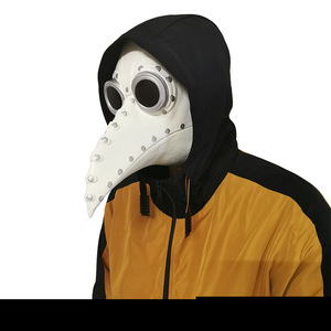 2025 New Style Medieval Steampunk <strong>Plague</strong> <strong>Doctor</strong> Elephant Latex Full Face <strong>Masks</strong> Beak Adult Halloween Event Cosplay 2 Color <strong>Mask</strong> - Product Image 6