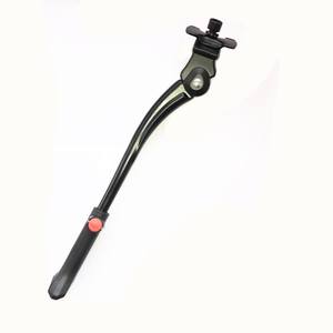 Béquille de vélo en aluminium 32-40 cm, fixation centrale, longueur réglable, support noir pour VTT - Product Image 4