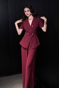 A11736 <span class=keywords><strong>Tuta</strong></span> Estiva da <span class=keywords><strong>Donna</strong></span> a Maniche Corte con Decorazione a Bottoni Dorati - Product Image 2