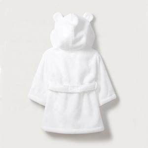 <span class=keywords><strong>Accappatoio</strong></span> per Bambini a Forma di Orso con Cappuccio in <span class=keywords><strong>Cotone</strong></span> 100% Organico - Product Image 2