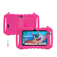 Vente directe usine Nouvelle tablette PC éducative pour enfants 7 pouces MTK Quad Core Android 12 Wi-Fi Capacitive 2 Go + 32 Go avec logiciel éducatif Garantie 1 an