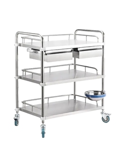 Carrito de Tratamiento Médico de Acero Inoxidable <span class=keywords><strong>Leho</strong></span> R01/R02/R03, Tamaño Personalizado, Carrito Utilitario para Hospital, Equipo de Atención Médica, Clínica - Product Image 3