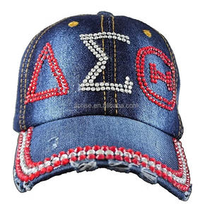 Aprise-Personnalisé Lettre Grecque Logo Sport Football Écharpe AKA1908 Sororité Strass Perles Baseball Chapeau Casquette - Product Image 2