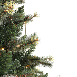 Leds blanches chaudes pré-éclairées à charnière large <span class=keywords><strong>sapin</strong></span> 150CM 180CM 210CM PVC aiguille dure arbre de noël en épicéa mélangé avec charnières en métal - Product Image 2