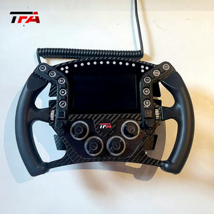 Volant de course sans fil BT de formule professionnelle pour simulateur de course automobile avec tableau de bord LCD, compatible IRacing, <span class=keywords><strong>Assetto</strong></span> <span class=keywords><strong>Corsa</strong></span>, <span class=keywords><strong>ACC</strong></span> - Product Image 4