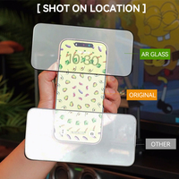 Verre Trempé Antireflet AR pour iPhone 17 Pro Max / 16 / 15 / 14 Plus / 13/12, Dureté 9H, Anti-Poussière Automatique, Sans Bulles