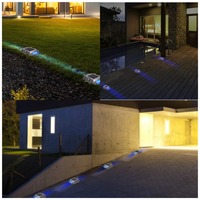 Nouveau style CD LB-08 Balise routière LED solaire étanche en aluminium, forme demi-lune, à lumière continue, pour signalisation de circulation