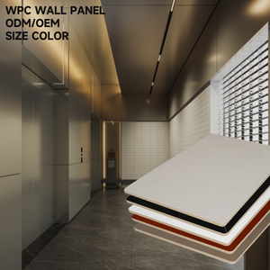 <span class=keywords><strong>Precio</strong></span> razonable impermeable Wpc Form Board <span class=keywords><strong>madera</strong></span> WPC decoración partición para Panel de pared de textura 600 de - Product Image 2