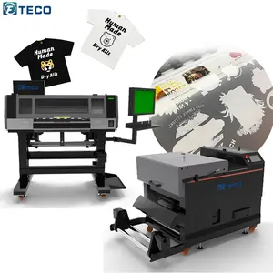 Tecotech dual i3200 head DTF Printer with new touch screen powder shaker machine