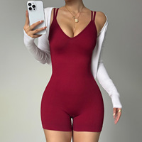 Combinaison de yoga moulante à dos ajouré pour femmes, séchage rapide, pour le sport et le fitness en extérieur, style européen-américain, vente en gros