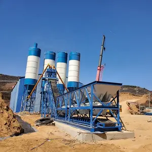 New Technology 25-150m3/h Concrete Batching And Mixing Plant Concrete Mixing Plant/Station On Sale