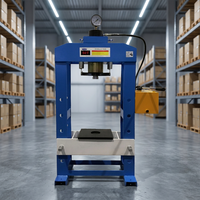 Presse hydraulique manuelle à cadre en H de 50 tonnes pour atelier, fournie directement par l'usine