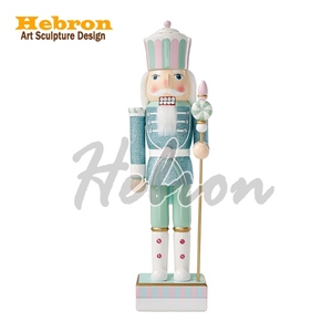 <span class=keywords><strong>Cascanueces</strong></span> Navideño Personalizado <span class=keywords><strong>de</strong></span> Gran Tamaño, <span class=keywords><strong>de</strong></span> Resina y Fibra <span class=keywords><strong>de</strong></span> Vidrio, Color Azul y Blanco, Decoraciones Navideñas <span class=keywords><strong>de</strong></span> <span class=keywords><strong>Cascanueces</strong></span> para Exteriores - Product Image 4