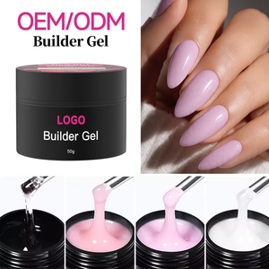 OEM ODM 50g Hard Gel Nail <b>Builder</b> Extension Gel Nail Painting UV Gel Nail Construction <b>Builder</b> Gel Nail Polish for Salon - Product Image 1