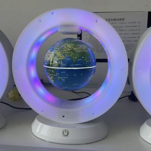 ลูกโลกแบบแม่เหล็กหมุนได้พร้อมลำโพงบลูทูธสำหรับตกแต่งของขวัญคริสต์มาส - Product Image 5