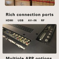 Nuevo Televisor Inteligente UCOM 2026 de 43 55 65 75 85 100 Pulgadas FHD 4K LED LCD con Sistema Android Google WebOS para Hotel