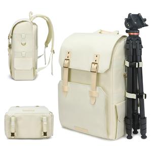 Sac à dos pour appareil photo couleur avec logo personnalisé pour photographes avec compartiment pour ordinateur portable sac de rangement extérieur pour la photographie de voyage - Product Image 2