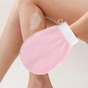 Colorato 150d Singolo Viscosa Guanto Morocco Rimuovere Pelle Morta Scrub Corpo esfoliante Guanto da Bagno per la Cura del Corpo - Product Image 5