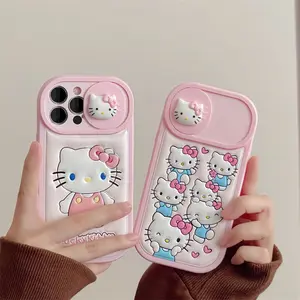 kitty猫熊草莓熊iPhone 14Pro手机壳iphone 11/12卡通全包防摔手机壳