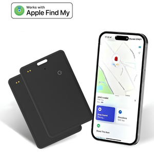 Localisateur GPS intelligent pour portefeuille, carte de crédit, passeport, étanche, ultra-fin, compatible avec la fonction <span class=keywords><strong>Localiser</strong></span> de l'iOS, anti-perte, avec logo personnalisé - Product Image 1