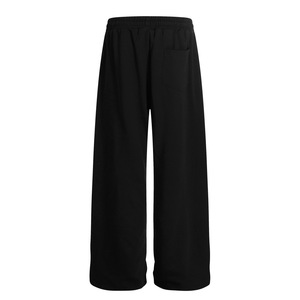 Pantalones Deportivos Y2K Streetwear Negros, Holgados, de Cintura Media, <span class=keywords><strong>Pierna</strong></span> Ancha, 100% Algodón, con Estampado <span class=keywords><strong>Tribal</strong></span> Gótico, Casuales, con Cordón Ajustable en los Tobillos, para <span class=keywords><strong>Hombre</strong></span> - Product Image 3