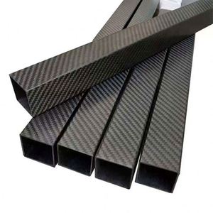 3K/6K/12K Carbon Fiber Fabric Custom Sizes 10mm-300mm OD Round/Square/Hollow 3mm Thickness Ant Carbon Flag <b>Pole</b> Car Accessory - Product Image 4