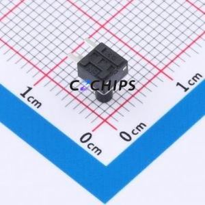 TSA45513-071D332DA Tactile Switch Bent Lead Through Hole-3P,4.5x4.5mm Switch Single Pole Single Throw Round Button 1.8N 4.5mm - Product Image 2