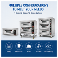 Petit four de boulangerie 220V/380V, four à convection électrique de comptoir pour la cuisson du pain, des gâteaux et des biscuits